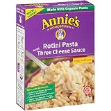 Annies Homegrown Rotini Pasta with Four Cheese Sauce, 7.25-Ounce Boxes (Pack of 6)