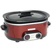KitchenAid Gloss Cinnamon Red Slow Cooker