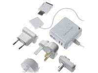 Handys ohne Vertrag: Gear4 WorldTour Netzteil f�r iPod mit Adaptern f�r EU, UK, USA, Australia