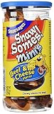 NawSomes! Mini's Dog Snack, Beef & Cheese, 9.75-Ounce Canisters (Pack of 10)