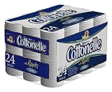 Cottonelle Toilet Paper, Single Roll, White, Case Pack, Four - 24 Roll Packs, 176 Sheets Each (96 Rolls)