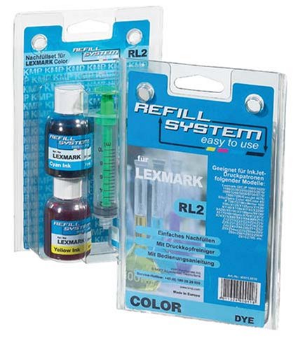 Kompaktanlagen: KMP Refillkit RL2 color Refill-System f�r Lexmark Tintenpatronen