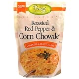 Pacific Foods Roasted Red Pepper & Corn Chowder, 18-Ounce Pouches (Pack of 9)