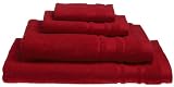 Tommy Hilfiger Egyptian Luxe Bath Sheet, Cardinal Red