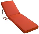 Strathwood Replacement Cushion, Chaise Lounge, Paprika