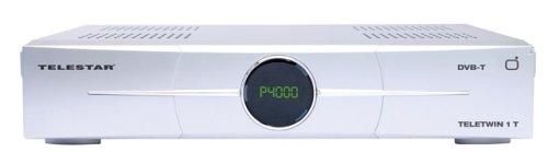 TV Ger&auml;te: Telestar Teletwin 1 T Digitaler TWIN DVB-T Receiver silber