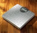 Salter 928 Jigsaw Design Silver Electronic Personal Scales