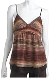 JTB Womens Jacqaurd Stripe Cami