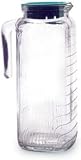 Glass Pitcher Fridge Jugs (set of 2)