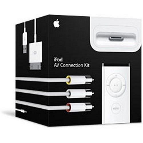 Elektronik und Foto: Apple iPod AudioVideo Connection Kit zur Verbindung des iPod mit der Stereoanlage