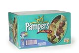 Pampers Baby-Dry Diapers, Size 4, Economy Plus Pack, 180 Diapers