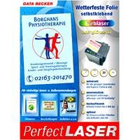 Digitalkameras: Data Becker Wetterfeste Folie, selbstklebend Folie A4 20 Blatt Laserdrucker