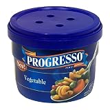 Progresso Vegetable Soup, 15.25-Ounce Microwavable Bowls (Pack of 12)