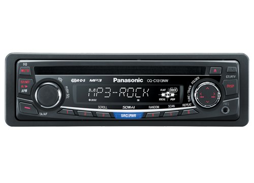 Projektoren: Panasonic CQ-C 1313 NW CD-Tuner schwarz/ rot