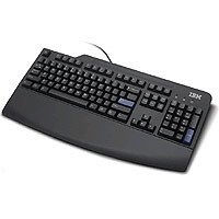 Navigationssysteme: IBM Preferred Pro schwarz Tastatur PS/2 104 Tasten MS W95 S/FI Schwarz