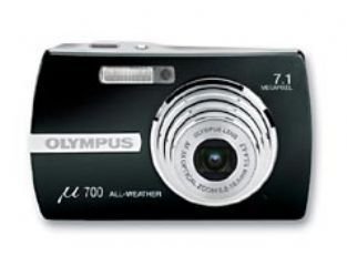 DVD Player: Olympus �-Digital 700 Digitalkamera (7 Megapixel) schwarz