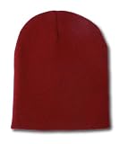 Solid Beanie - Maroon