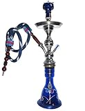 21" Blue Egyptian Hookah