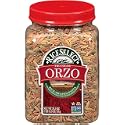 RiceSelect Orzo Tri-Color Pasta, 32-Ounce Jars (Pack of 4)