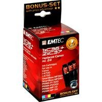 Drucker: Emtec Tintenpatrone Multipack 1x C36; 2x C37 entspricht Canon BCI-24C, BCI-24BK
