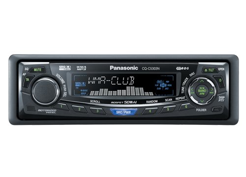 Projektoren: Panasonic CQ-C 5303 N CD-MP3-Tuner schwarz/ gr�n