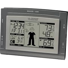 La Crosse Technology WS-9611U-IT-TBP Wireless Sun/Moon Weather Station with 15 Advanced Forecast Icons