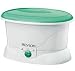 REVLON Spa Moisture Stay Paraffin Bath with Adjustable Heat Settings, 3 lbs of Paraffin Wax, 30 Glove Liners Included (Model: RVS1213)