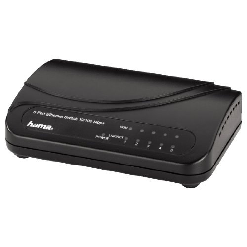 Heimkinosysteme: Hama 5-Port Switch 10/100 Mbps