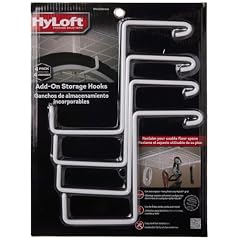 HyLoft 212 Add-On Storage Hook Accessory for HyLoft Model-540 Ceiling Rack, 4-Pack