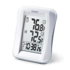 Oregon Scientific RMR682A Wireless Indoor/Outdoor Thermometer with Self-Setting Atomic Clock