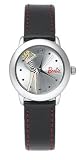 Barbie Girls Black Leather Watch in Collectable Tin #BC0236TIN