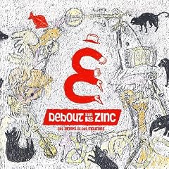 Des Singes Et Des Moutons Debout Sur Le Zinc