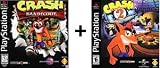 Crash Bandicoot 1 & 2 - Two Playstation Games