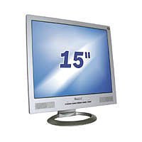 TFT Monitore: Wortmann Magic LCD 150 BV Silver Line Monitor LCD-TFT 15.0' 1024 x 768 Audio TCO99 Silber