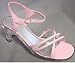 Fairytale Princess Pink/Clear Heel Sandals w/ Rhinestones
