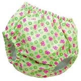 i play Swim Diaper Print: Lime Gingham Garden,Size: Small