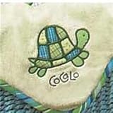 Turtle Bay Appliqued Sherpa Blanket - 27" x 34"
