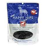 Dogswell Happy Hips Dog Treats, Beef Liver, 6-Ounce Pouches (Pack of 6)