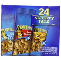 Planters-Nuts On the Go Snack Packs, 24/2 oz Variety Packs