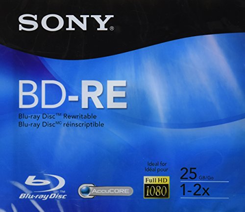 Festplatten: Sony Blu Ray Rewritable Rohling single 25 GB