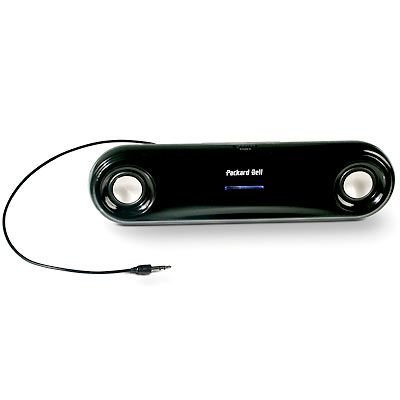 Projektoren: Packard Bell SoundBoost Tragbarer Stereolautsprecher schwarz