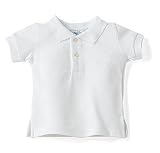 UV Protective Short Sleeve Collared Shirt - White: 9 Months