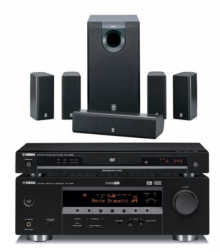 Rohlinge: Yamaha AV-PACK 106 (RX-V 359/DVD-S 559/NS-P 110) Kompaktanlage schwarz