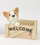 GREENHOUSE スイートドッグ プランター WELCOME 1883-A
