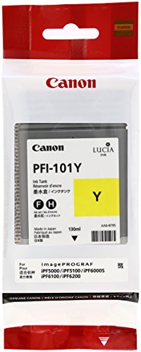 TV Ger&auml;te: Tin Canon PFI101Y GELB 130ML IPF 5000/6000 (0886B001AA)