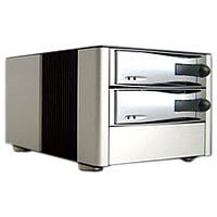 Speicherkarten: Raid Sonic Stardom U7-2-B2 Geh�use 5� 2 Laufwerk USB2.0 f�r CD-ROM/CD-RW/HDD Silber