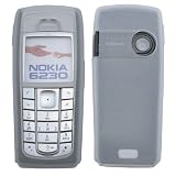 Eforcity White Silicone Skin Case for Nokia 6230 / 6230i