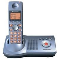Projektoren: Panasonic KX-TG7120GF schnurloses DECT Telefon silber-blau