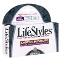 LifeStyles Brand 8712 Lasting Pleasure Condoms, Lubricated, 12-Count Boxes (Pack of 4)