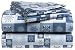 Pike Street Flannel Full Sheet Set, Snowflake Squares